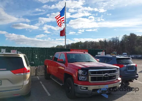 2014 Chevrolet Silverado 1500 2Lz из США, поврежденный, VIN 3GCUKSEC3EG113549